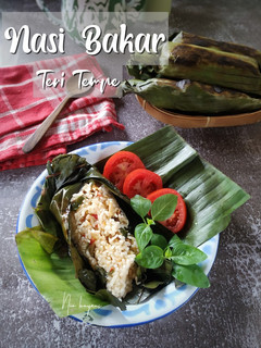 Foto resep Nasi Bakar Teri Tempe