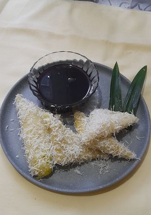 Foto resep Lupis Kuah Kinca Karamel