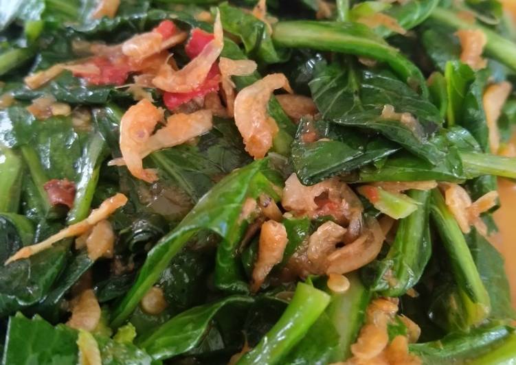 Resep 57. Tumis Baby Kol Ebi yang Bisa Manjain Lidah