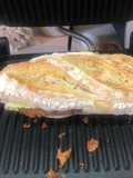 Baguette de tocino empanizado a la sonorense