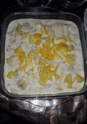 A picture of Mango creamtriffle.