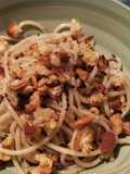 Spaghetti with Anchovies, Lemon, and Toasted Breadcrumbs