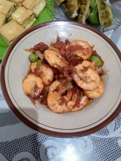 Foto resep Udang sambel goreng pete