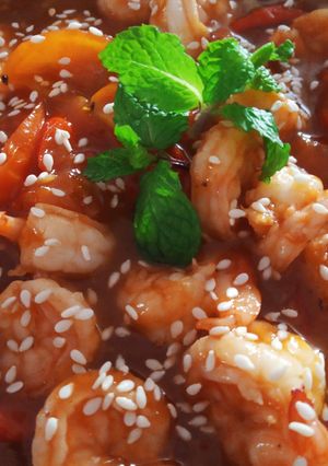 Foto resep Udang asam pedas manis