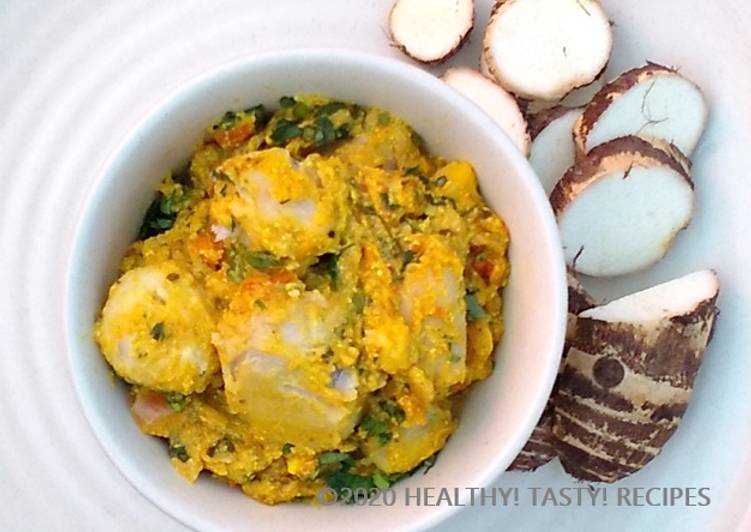 Steamed Colocasia Sabji
