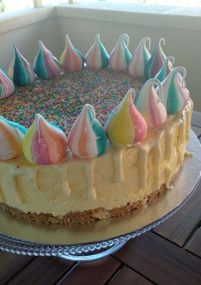 Una foto de Tarta mousse fruta de la pasión