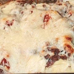 A picture of Baked Ravioli.