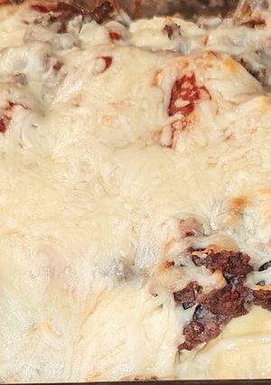 A picture of Baked Ravioli.