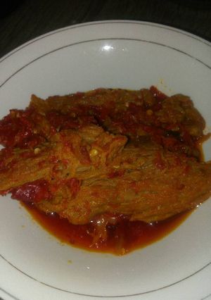 Foto resep Dendeng Lambok #kulinerMinang