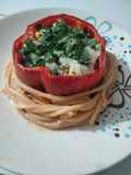 Pimiento relleno (chile morrón) 🫑✨