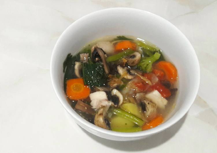 Sup jamur simpel