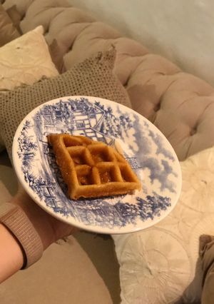 Una foto de Waffles dieteticos y keto-friendly