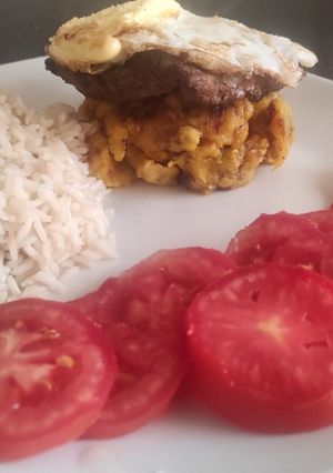 Una foto de Masaco de plátano maduro