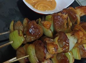 Foto resep Sate Baso Sapi mix Gurita