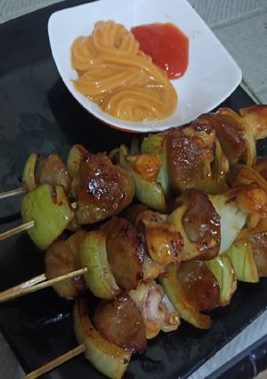 Foto resep Sate Baso Sapi mix Gurita