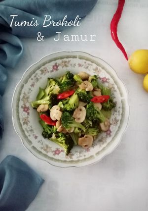 Foto resep Tumis Brokoli & Jamur