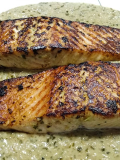 A picture of Chili Lime Coconut Salmon.