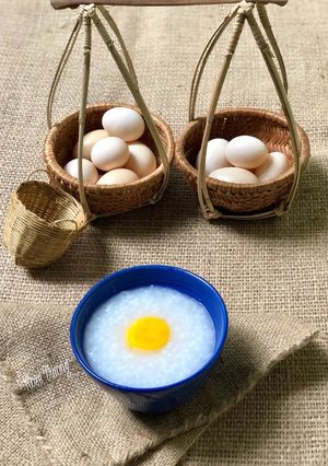 Hình của món Cháo Trứng Gà Thả.