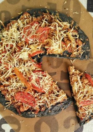 Foto resep Charcoal Pizza