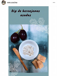 Una foto de Dip de berenjena