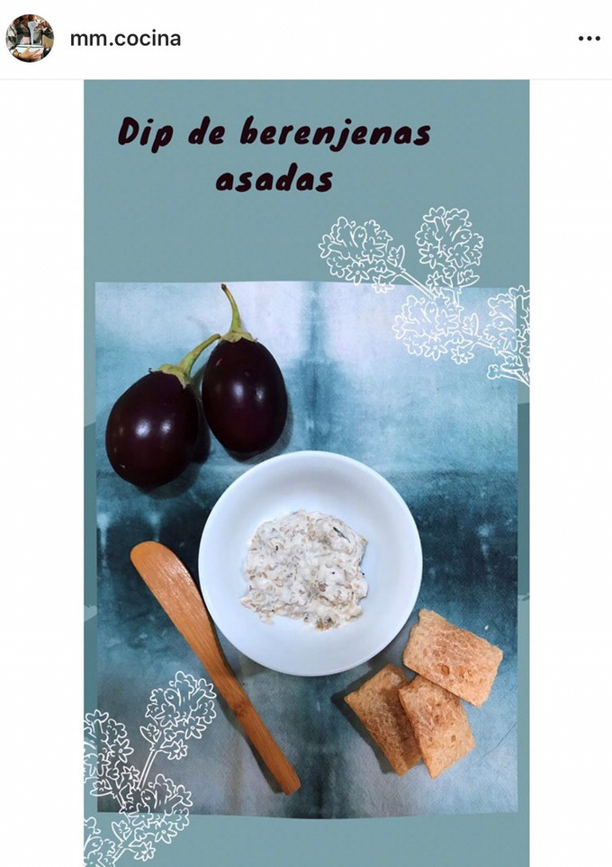 Una foto de Dip de berenjena