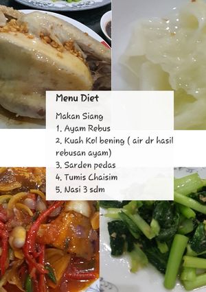 Foto resep 3. Menu Diet Vie (lunch)