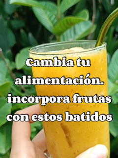 Una foto de Batido de Kiwi, Durazno y naranja