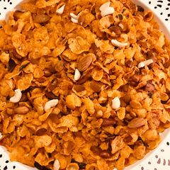 A picture of Cornflakes Chivda Diwali Special Farsan.