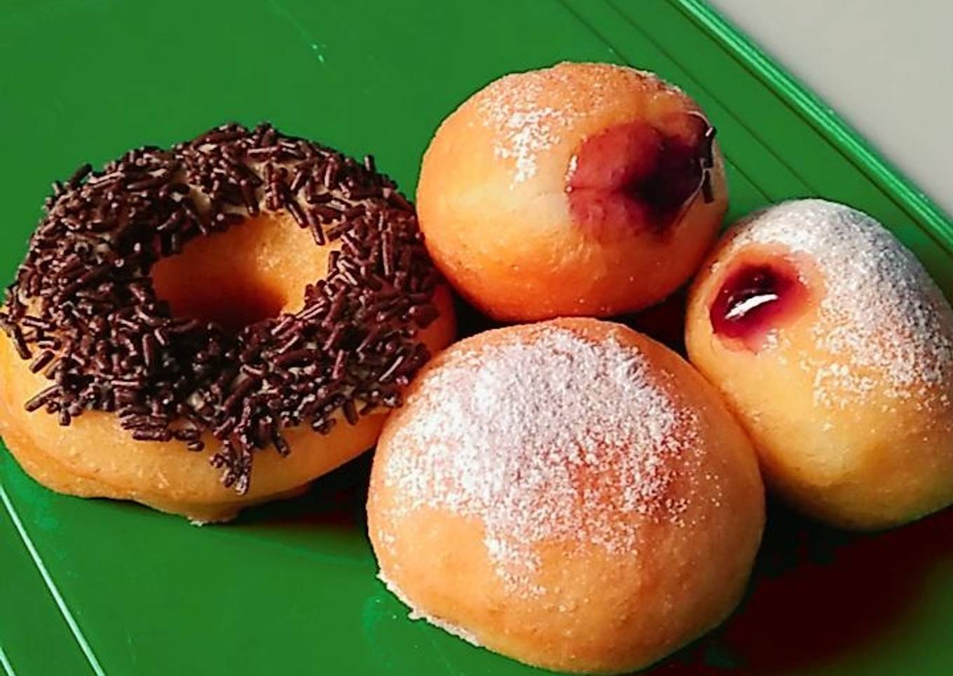 Donat dengan bahan seadanya
