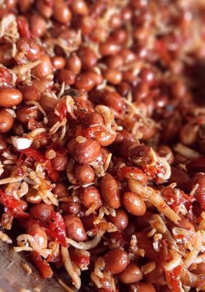 Foto resep Kering teri kacang balado