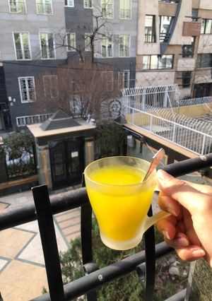 عکسی از دستور دمنوش مناسب گلو درد و سرماخوردگی🤧🤒😮‍💨