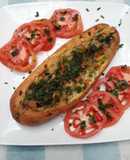 Baguet de verduras. Muy fácil
