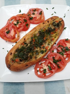 Una foto de Baguet de verduras. Muy fácil