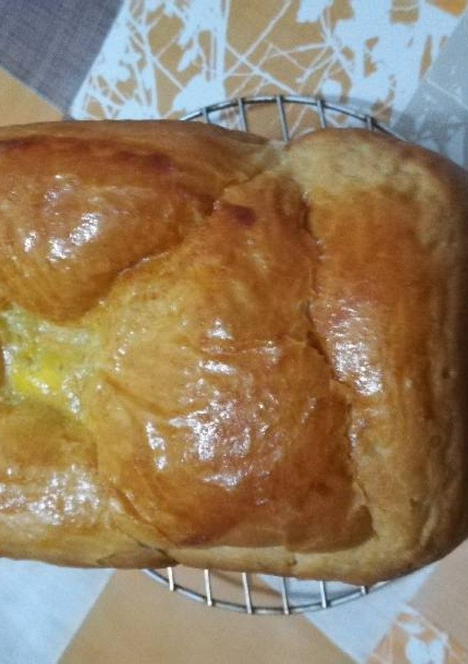 Una foto de Pan de leche de coco en la panificadora