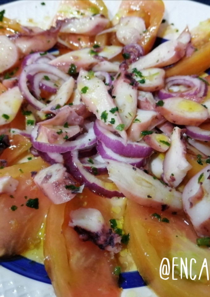 Una foto de Ensalada de pulpo