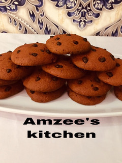 Red valvet cookies daga Amzee’s kitchen ainihin hoton girkin