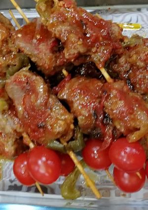 عکسی از دستور کباب حسینی 🍢