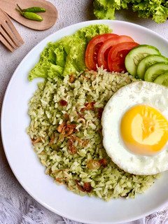 Foto resep Nasi Goreng Teri Cabai Ijo