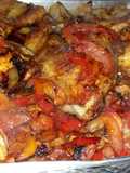 Daging angsa masak paprika