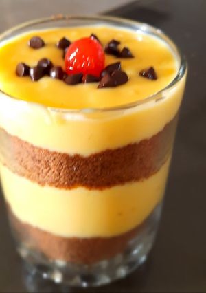 ચોકલેટ કસ્ટર્ડ પુડિંગ (Chocolate custard pudding recipe in Gujarati) રેસીપી મુખ્ય ફોટો