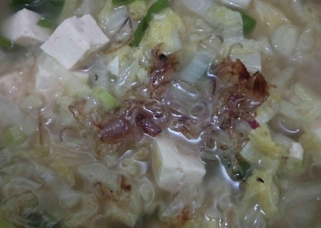 Sayur Bening Sawi Putih Tahu #114
