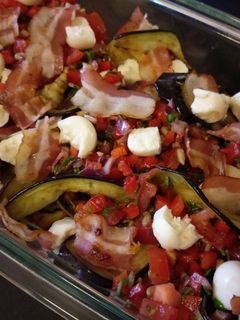 Sült padlizsán-saláta recept fotója