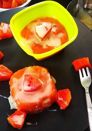 A picture of Papaya Pudding.
