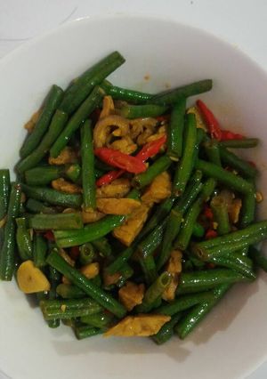 Foto resep Tumis kacang panjang tempe