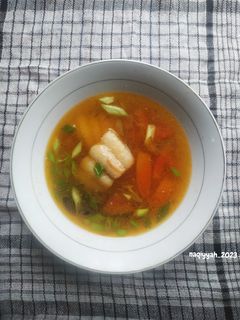 Foto resep 538. Sup tomat ikan dori (ikan patin fillet) mpasi 12+