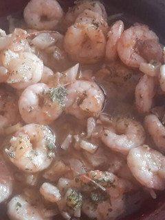 Una foto de Gambas al ajillo