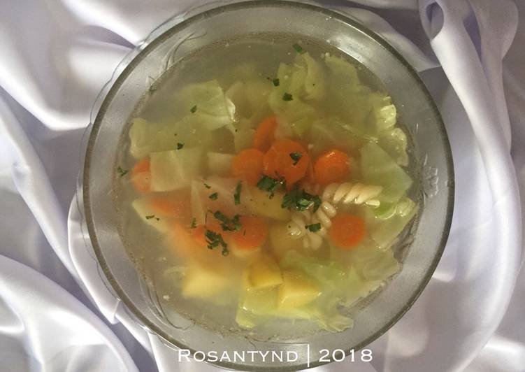 Resep Sop sayur makaroni, Enak Banget