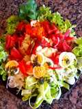 Ensalada con papas a la mostaza y miel. #delantaldorado