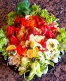 Ensalada con papas a la mostaza y miel. #delantaldorado