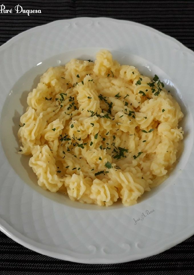 Una foto de Puré Duquesa